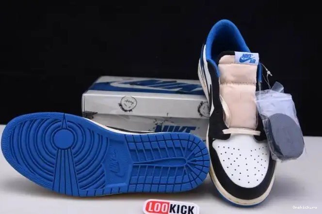 One Kick Retro Air Jordan x Scott Travis Fragment 1 DM7866-140 Low Design x 0525